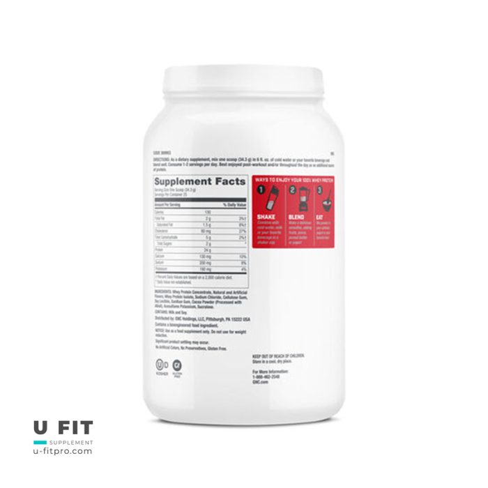 پروتیین وی 100% جی ان سی GNC PP WHEY PROTEIN فروشگاه یوفیت u-fitpro