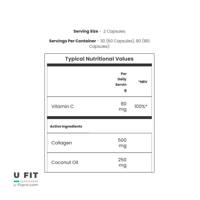 کوکونات کلاژن مای ویتامینز Coconut+Collagen Myvitamins - Image 2