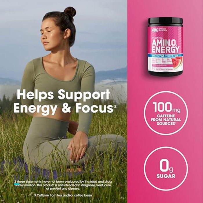 اسنشیال آمینو انرژی الکترولیت اپتیموم نوتریشن Essential Amino Energy Electrolytes Optimum nutrition - Image 6
