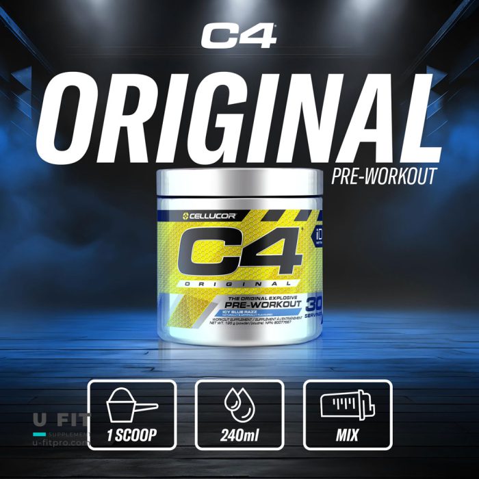 پمپ سی فور اورجینال سلوکور Pre Workout C4 Orginal Cellucor - Image 2