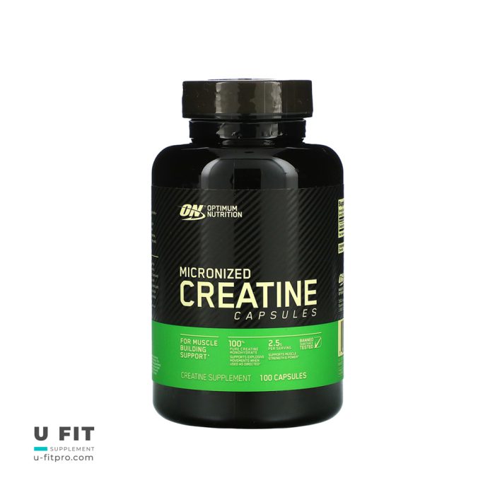 کراتین مونوهیدرات میکرونایز کپسول اپتیموم نوتریشن | https://u-fitpro.com
