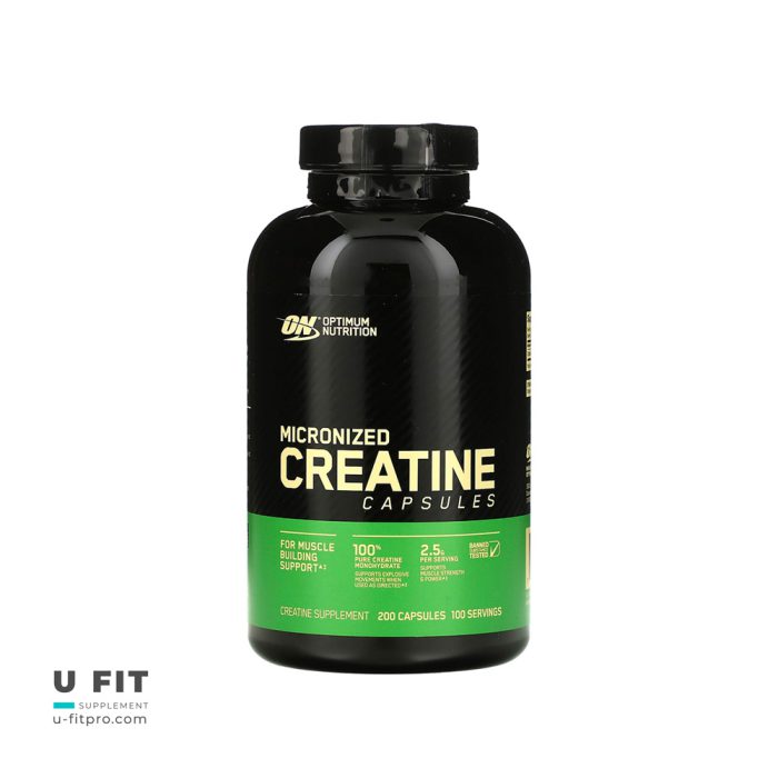 کراتین مونوهیدرات میکرونایز کپسول اپتیموم نوتریشن | https://u-fitpro.com