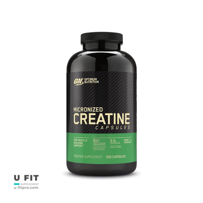 کراتین مونوهیدرات میکرونایز کپسول اپتیموم نوتریشن | https://u-fitpro.com
