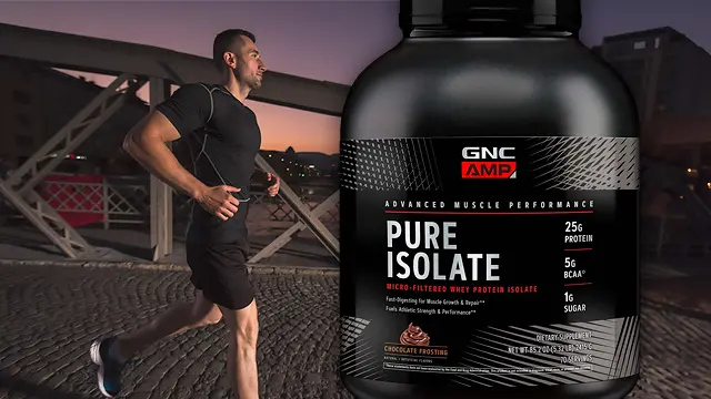پروتئین پیور ایزوله جی ان سی Protein Pure Isolate AMP GNC 1 AMPPureIsolate169