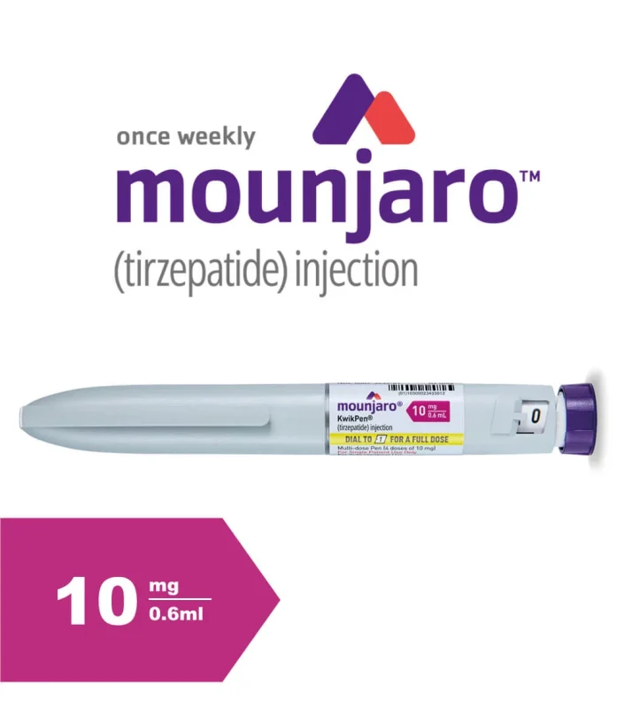 آمپول مانجارو (مونجارو) دوز 10 میلی گرم کوییک پن Mounjaro 10 mg KwikPen 7 Mounjaro 10mg 1.jpg