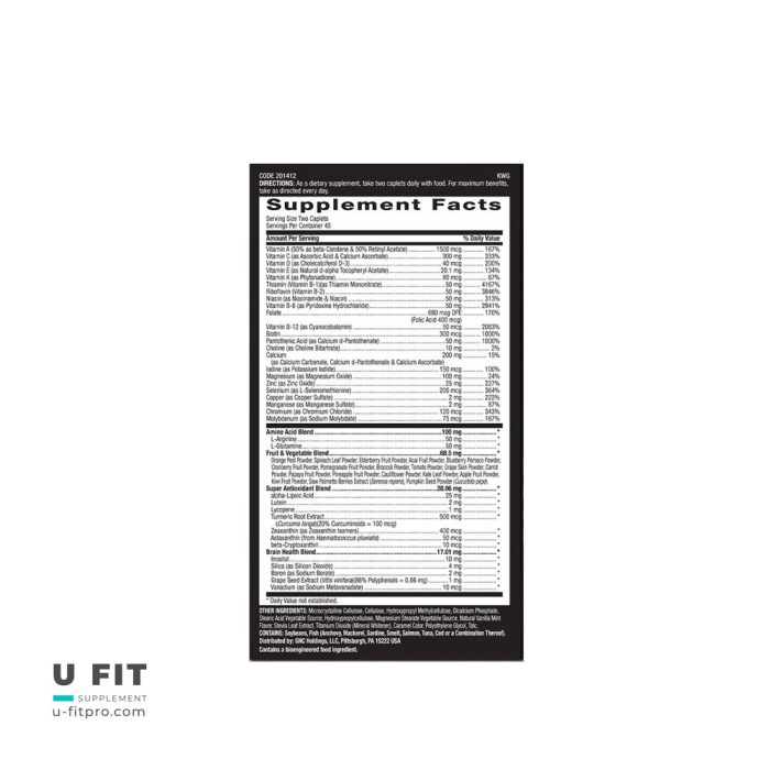 مولتی ویتامین مگا من اسنشیال جی ان سی Mega Men Essential One Daily Multi GNC - Image 4