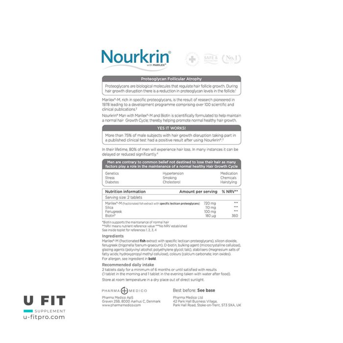 قرص نورکرین مردان فارمامدیکو  Nourkrin Man Pharma Medico - Image 2