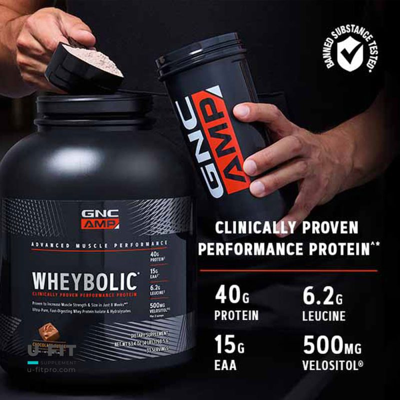 پروتئین وی بولیک جی ان سی Wheybolic AMP GNC 1