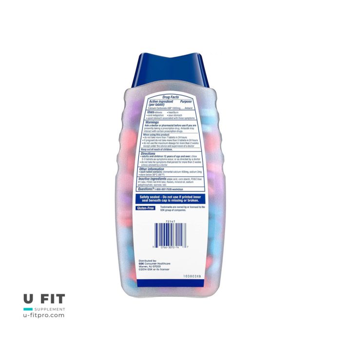 تامز آنتی اسید معده 1000 ميليگرم | TUMS Ultra Strength - Image 2