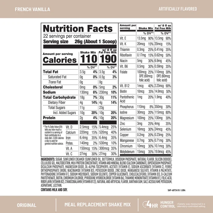 پودر اسلیم فست 14 سروینگ | slimfast powder - Image 24