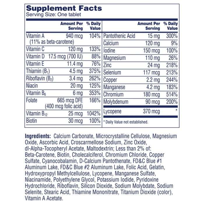 خرید و قیمت مولتى ويتامين وان ا دى مردان بالاى ٥٠ سال باير | Multivitamin one a day men’s +50 bayer فروشگاه u-fitpro