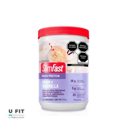 پودر اسلیم فست پروتئین بالا 12 سروینگ | https://u-fitpro.com