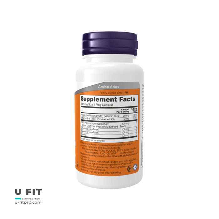 هيدروكسى تريپتوفان فايو اچ تى پى ٢٠٠ ميلى گرم ناو فودز | فروشگاه https://u-fitpro.com