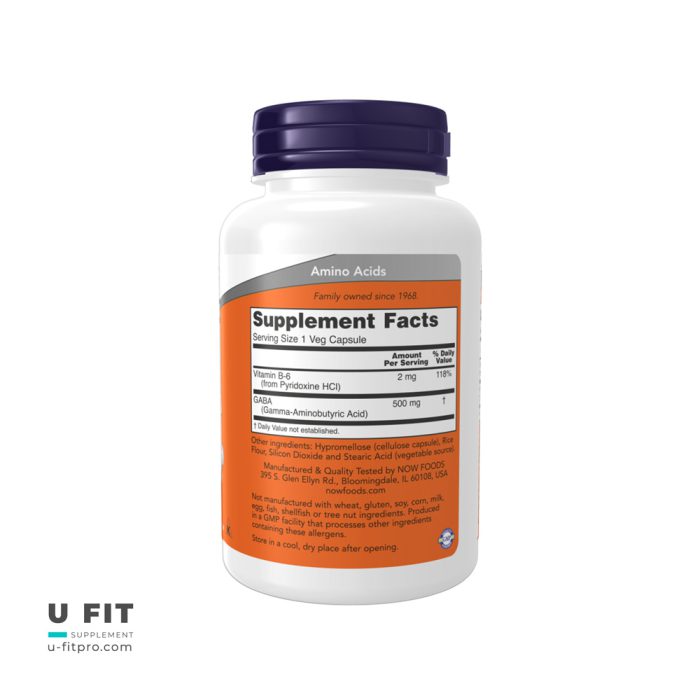 گابا ٥٠٠ ميليگرم ناوفودز | فروشگاه https://u-fitpro.com