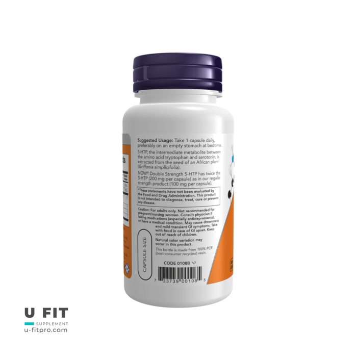 هيدروكسى تريپتوفان فايو اچ تى پى ٢٠٠ ميلى گرم ناو فودز | فروشگاه https://u-fitpro.com