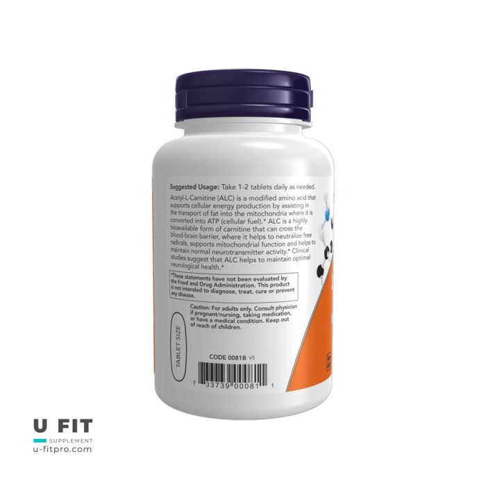 آکتيل ال کارنیتین ۷۵۰ میلی‌گرم ناوفودز | فروشگاه https://u-fitpro.com