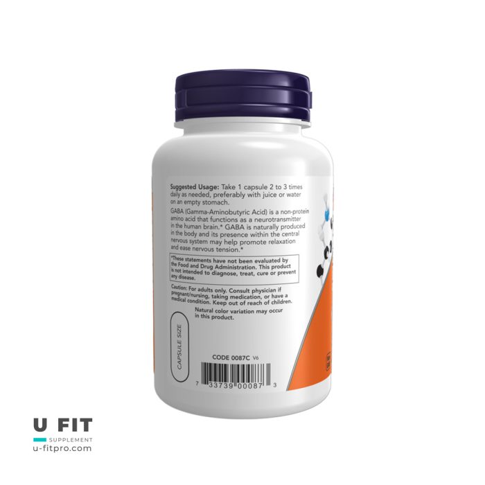 گابا ٥٠٠ ميليگرم ناوفودز | فروشگاه https://u-fitpro.com