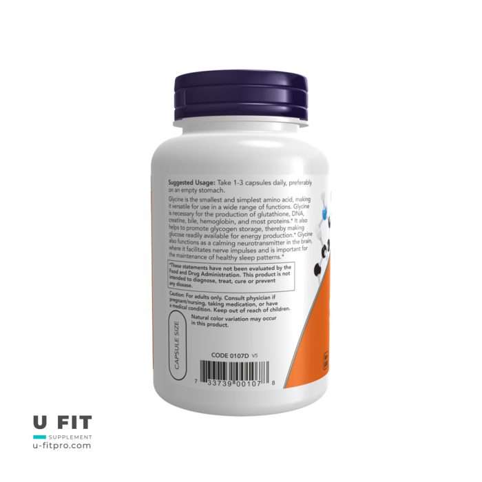 گلیسین ١٠٠٠ ميليگرم ناوفودز | فروشگاه https://u-fitpro.com