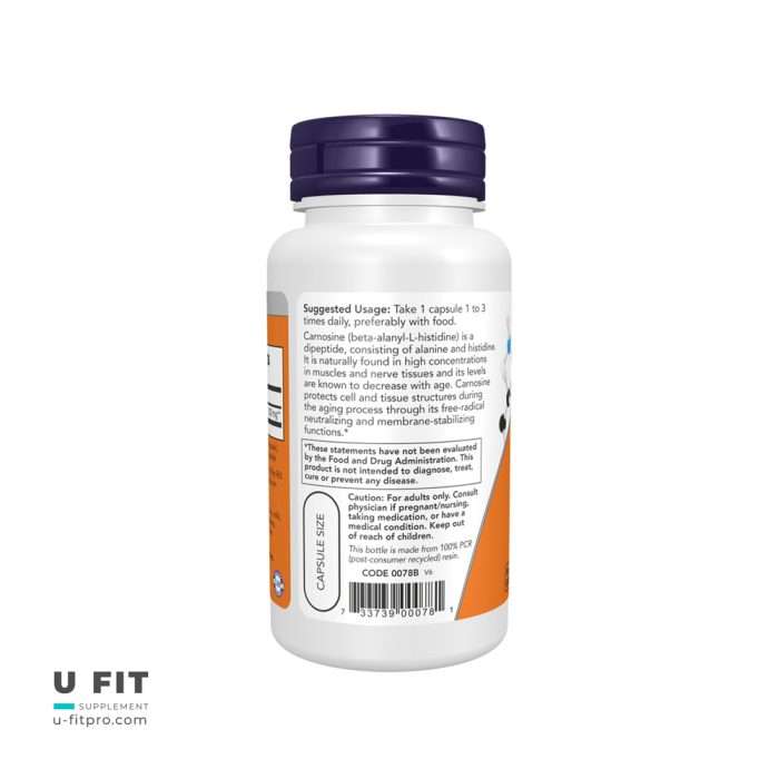 ال کارنوزین ۵۰۰ میلی‌گرم ناوفودز | فروشگاه https://u-fitpro.com