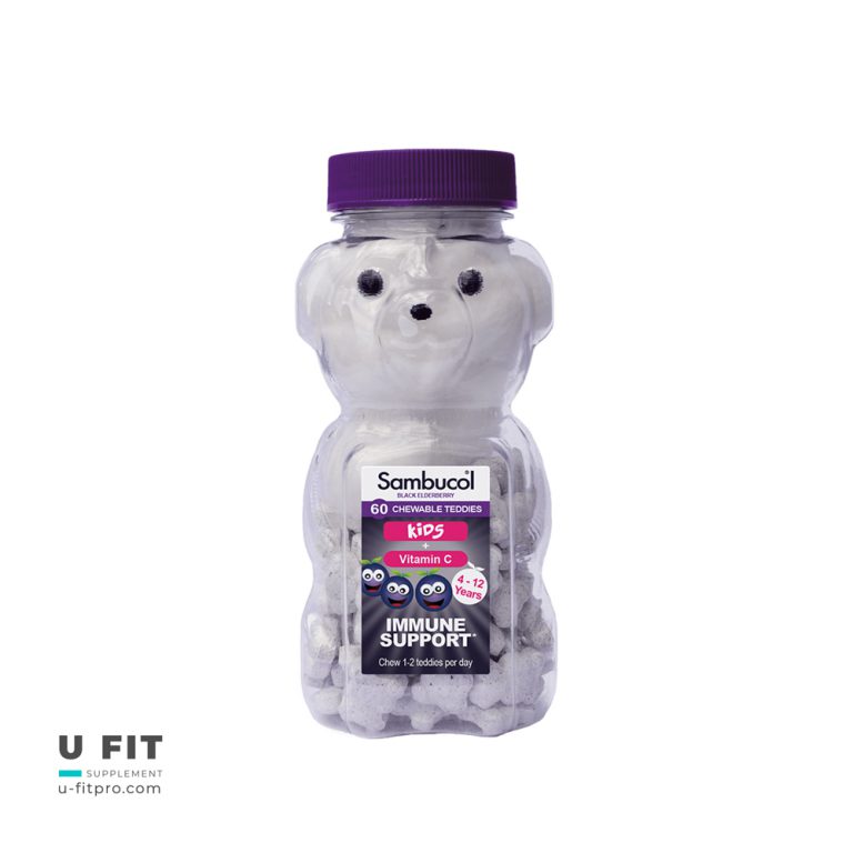 قرص تدی جویدنی سيستم ايمنى 4 تا 12 سال کودک سامباکول | فروشگاه https://u-fitpro.com/