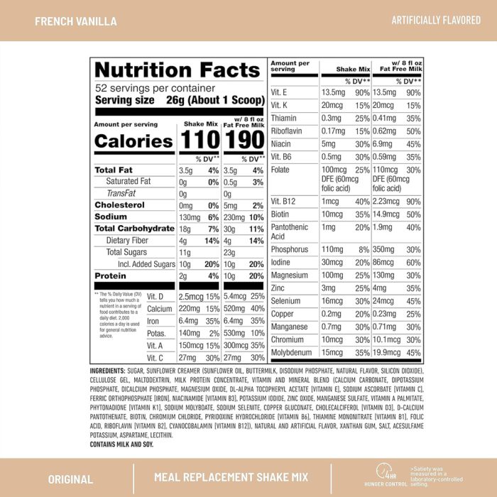 پودر جایگزین غذا اسليم فست 52 سروينگ | slimfast meal replacement powder 52 servings - Image 10