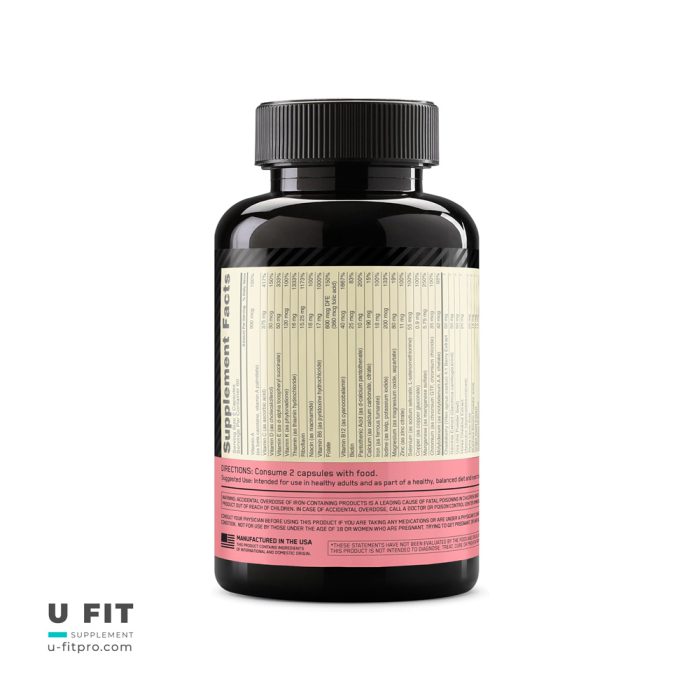 مولتی ویتامین اپتی وومن اپتیموم نوتریشن | فروشگاه https://u-fitpro.com