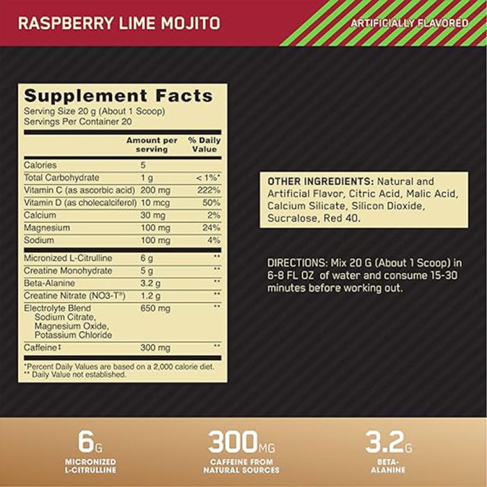 پری ورک اوت ادونس گلد استاندارد اپتیموم نوتریشن | فروشگاه https://u-fitpro.com