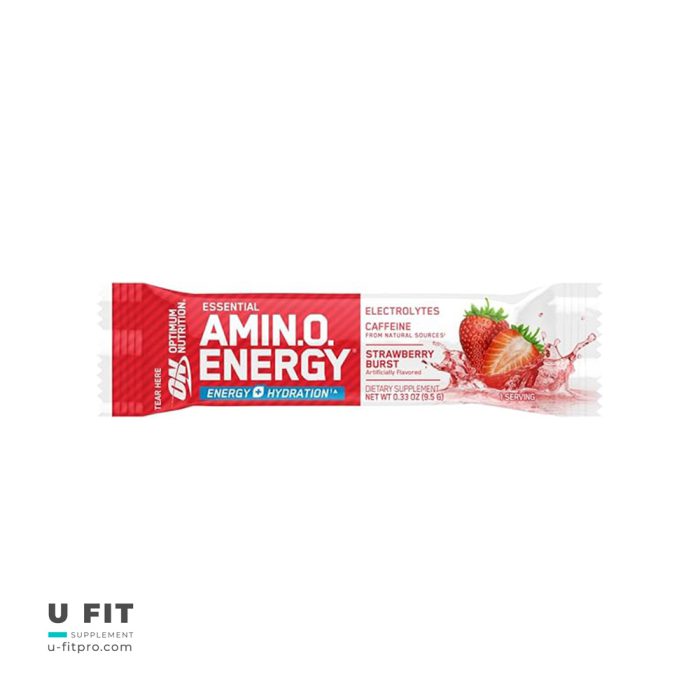 اسنشیال آمینو انرژی الکترولایت ساشه اپتیموم نوتریشن | فروشگاه https://u-fitpro.com