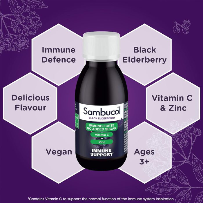 شربت ايمونو فورت تقويت ايمنى بدون شكر سامباکول | فروشگاه https://u-fitpro.com