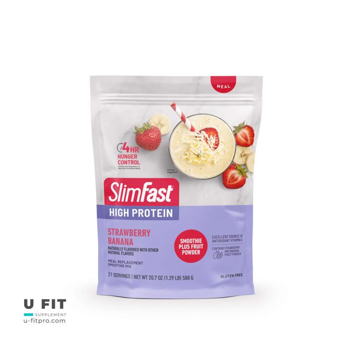 پودر جایگزین غذا اسليم فست پروتئين بالا ٢١ سروينگ | فروشگاه https://u-fitpro.com
