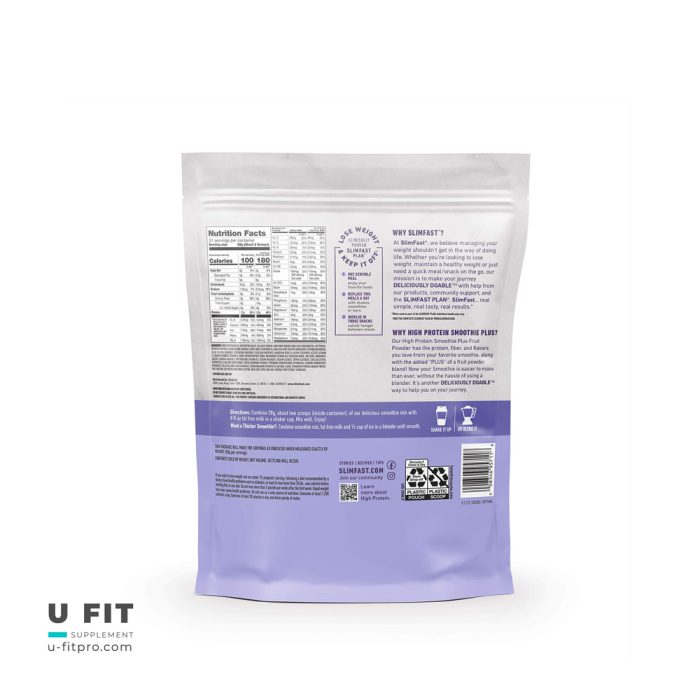 پودر جایگزین غذا اسليم فست پروتئين بالا ٢١ سروينگ | فروشگاه https://u-fitpro.com