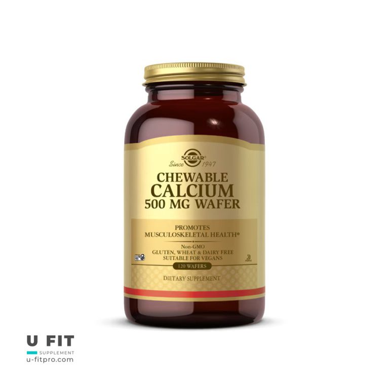 کلسیم 500 میلی گرم جویدنی سولگار | https://u-fitpro.com