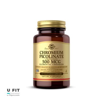 کرومیوم پیکولینات 500 میکروگرم سولگار | فروشگاه https://u-fitpro.com