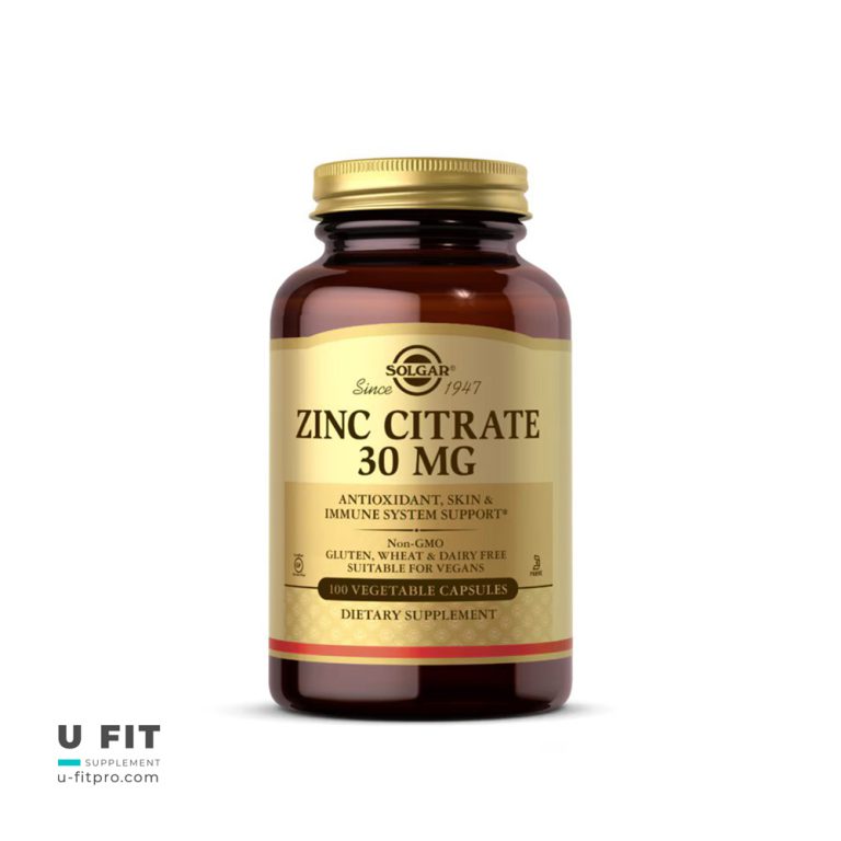 زینک سیترات 30 میلی‌گرم سولگار | فروشگاه https://u-fitpro.com