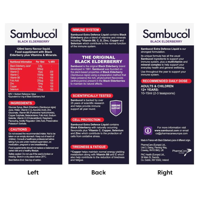 شربت اكسترا ديفنس تقويت سيستم ايمنى سامباكول | فروشگاه https://u-fitpro.com