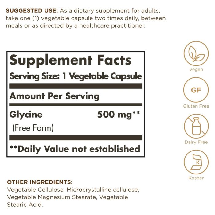 گلايسين 500 ميليگرم سولگار | فروشگاه https://u-fitpro.com