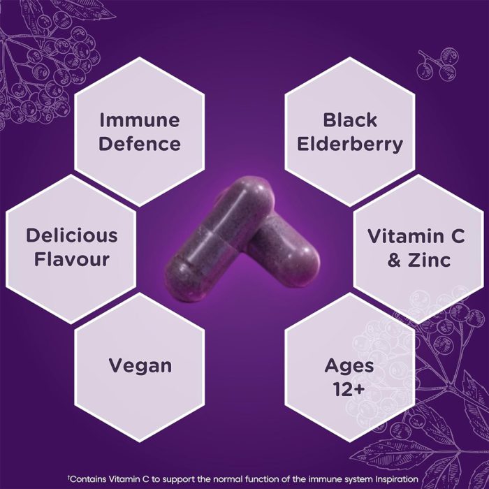 كپسول ايمونو فورت تقويت ايمنى سامباکول | Sambucol Immuno Forte Capsules