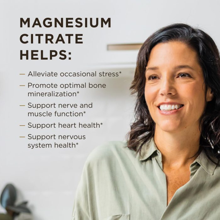 منیزیم سیترات سولگار | MAGNESIUM CITRATE SOLGAR