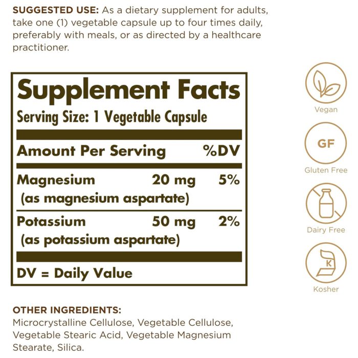 پتاسیم منیزیم آسپارتات سولگار | فروشگاه https://u-fitpro.com