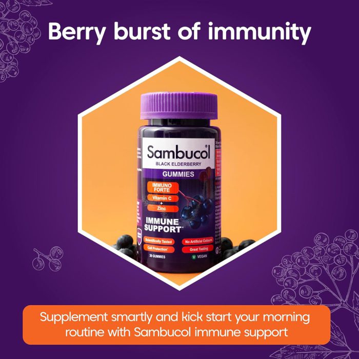 پاستیل ایمونو فورت تقویت ایمنی سامباکول | فروشگاه https://u-fitpro.com