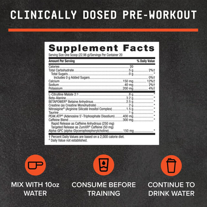 لیت ای اف قبل تمرین بیوند راو جی ان سی | فروشگاه https://u-fitpro.com/