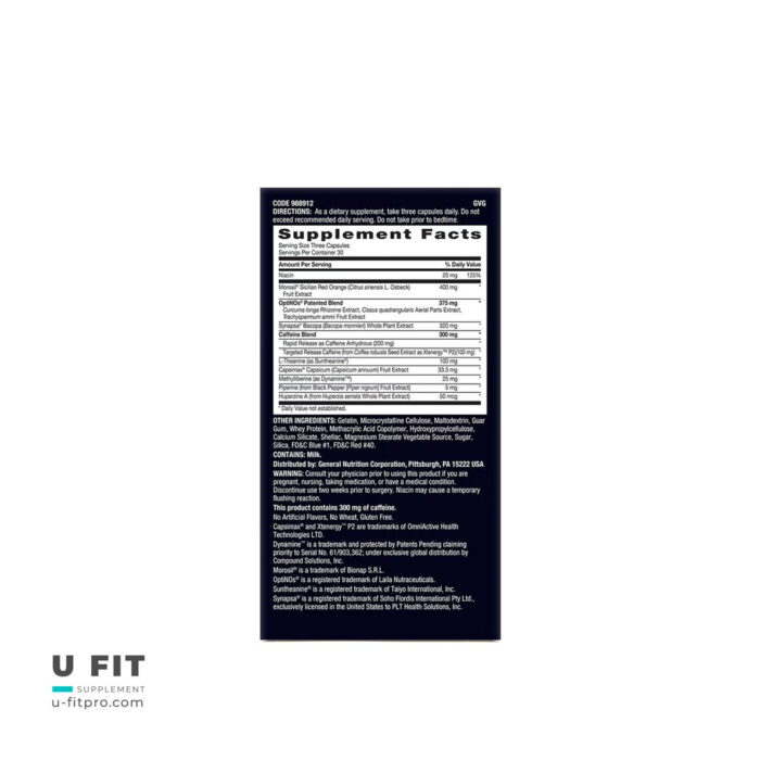 چربی سوز برن ام اف بیوند راو جی ان سی | فروشگاه https://u-fitpro.com/