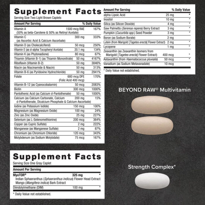 پک مولتی ویتامین ویتال المنتس بیوند راو | فروشگاه https://u-fitpro.com