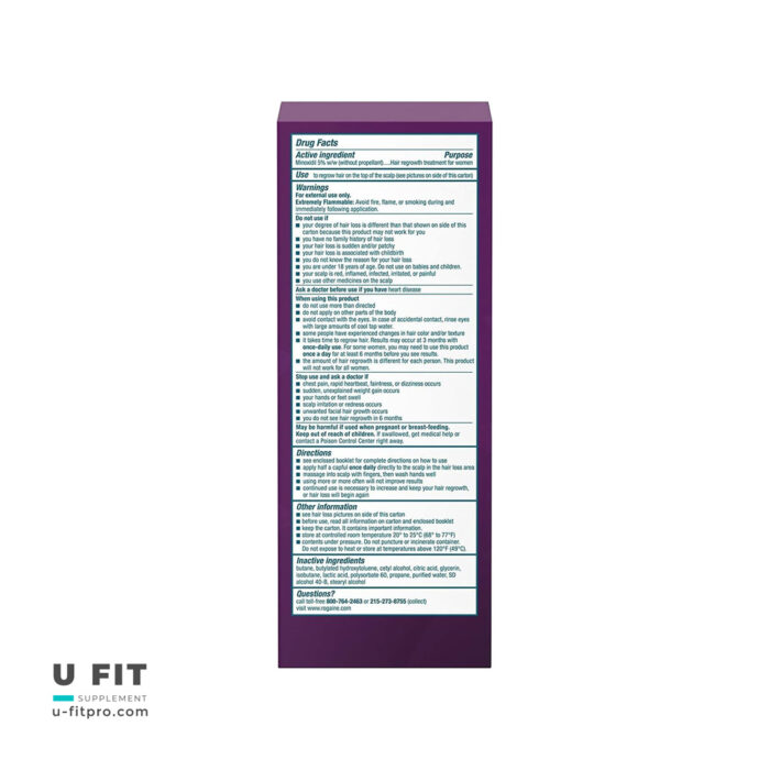 ماینوکسیدیل ۵٪ زنان روگین فومی | فروشگاه https://u-fitpro.com