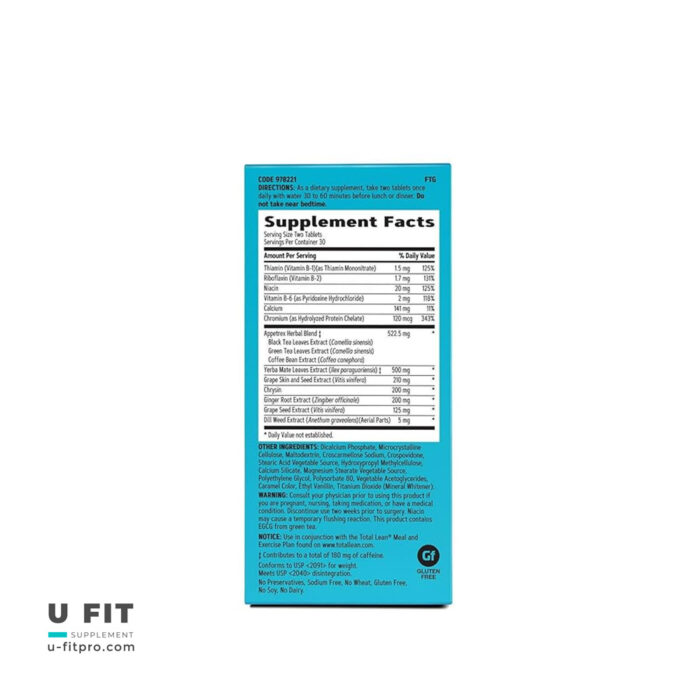 کنترل اشتها اپترکس توتال لین | Appetrex Control GNC Total Lean - Image 3