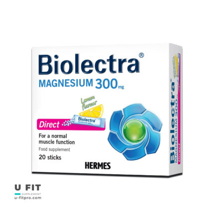 ساشه بيولكترا منيزيم ٣٠٠ هرمس | فروشگاه https://u-fitpro.com