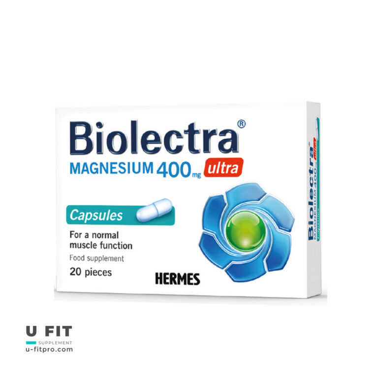 كپسول بيولكترا اولترا منيزيم 400 هرمس | فروشگاه https://u-fitpro.com