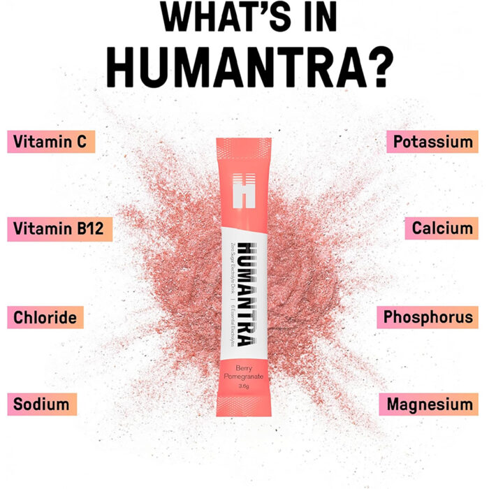 الکترولایت ساشه هیومنترا | Humantra Hydration Packets - Image 13