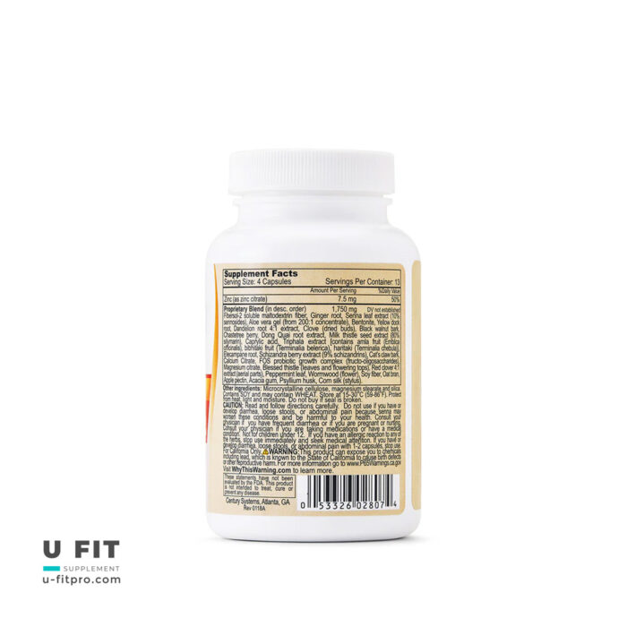 قرص سنتری سیستمز پاکسازی بدن 7 روزه زنان جی ان سی | فروشگاه https://u-fitpro.com