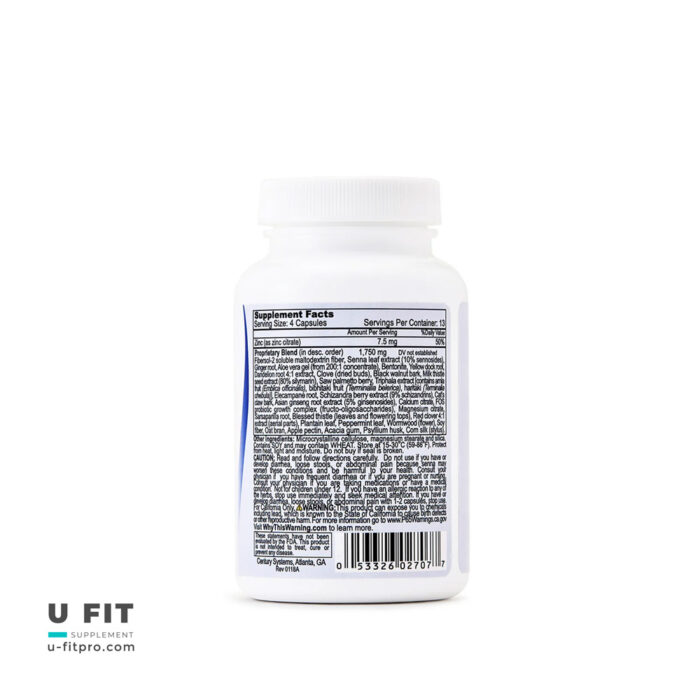 قرص سنتری سیستمز پاکسازی بدن 7 روزه مردان جی ان سی | فروشگاه https://u-fitpro.com